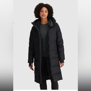 Women’s Coze Down Parka Outdoor Research Size Medium NWT